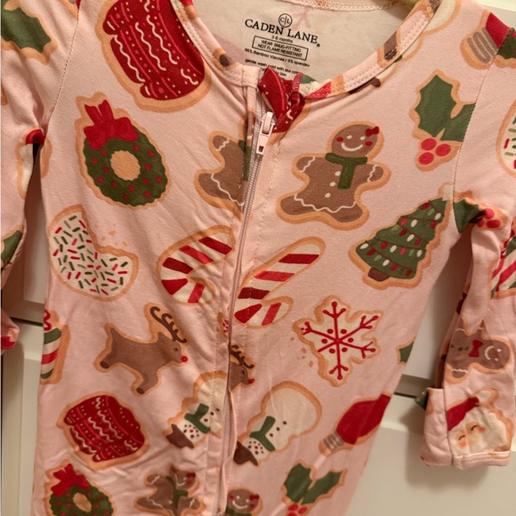 Caden Lane Christmas onesie - Picture 2 of 3